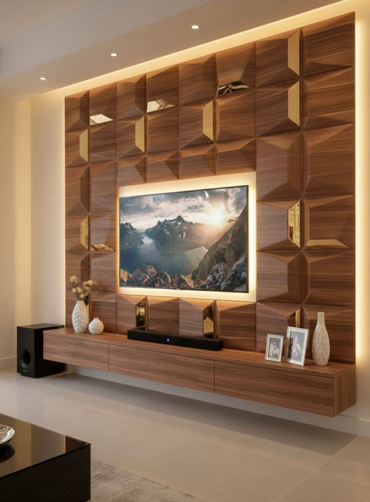 3D Wood Texture PVC Wall Panel
